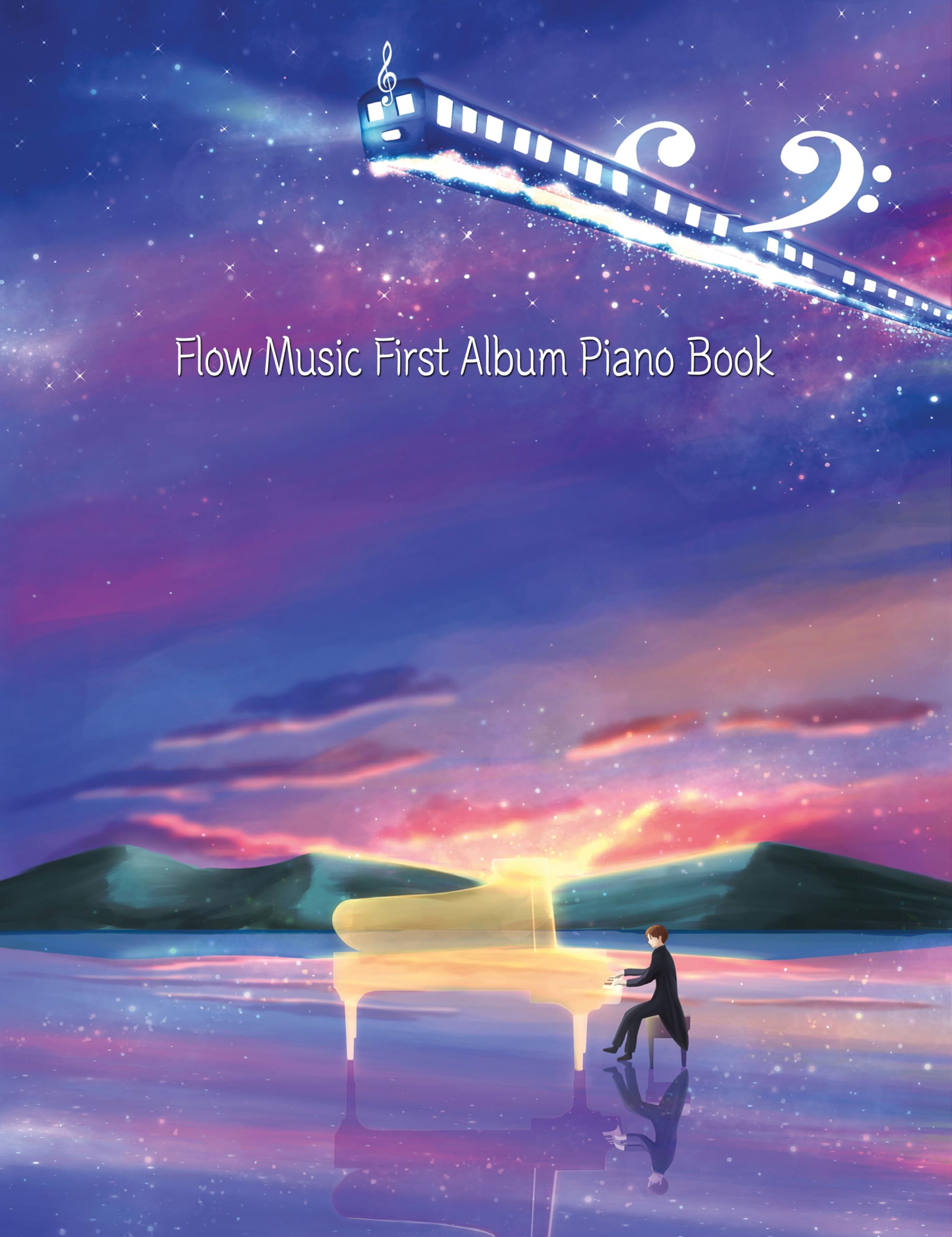 Partition piano Night Sky Train pour vos moments de détente le soir