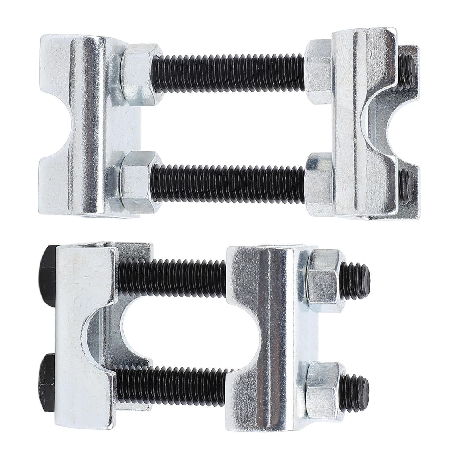 Separador de muelles ajustable en 2 posiciones, metal de alta resistencia, altura de elevación, 2,5 cm a 5,1 cm, compresor de resorte helicoidal para camiones y coches