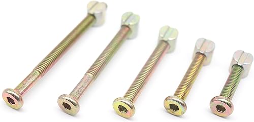 Miniatura 3 de binifiMux - Tornillos de repuesto para cunalitera, 100 piezas M6 x 1.378 in1.772 in 2.165 in 2.559 in 2.953 in  2.953 in Hex Drive Socket Cap