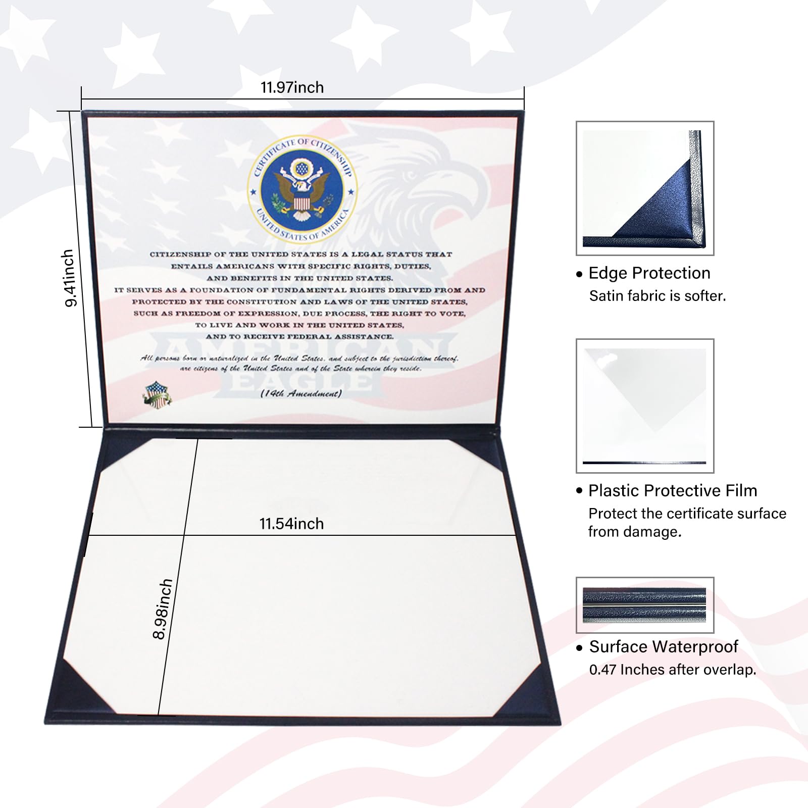 Snapklik com : YIIOSS US Citizenship Certificate Holder Naturalization