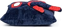 Vista 6 de Jay Franco Marvel Spidey & Sus Increíbles Amigos Almohada de Acurrucarse 3D de Miles Morales - Almohada de Peluche Super Suave - Mide 15 Pulgadas