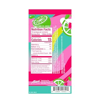 Alani Nu CHERRY TWIST Energy Sticks, Energy Drink Powder, 200mg Caffeine, Pre Workout Performance with Antioxidants, On-The-Go Drink Mix, Biotin, B Vitamins, Zero Sugar, 5-10 Calories, 10 Pack