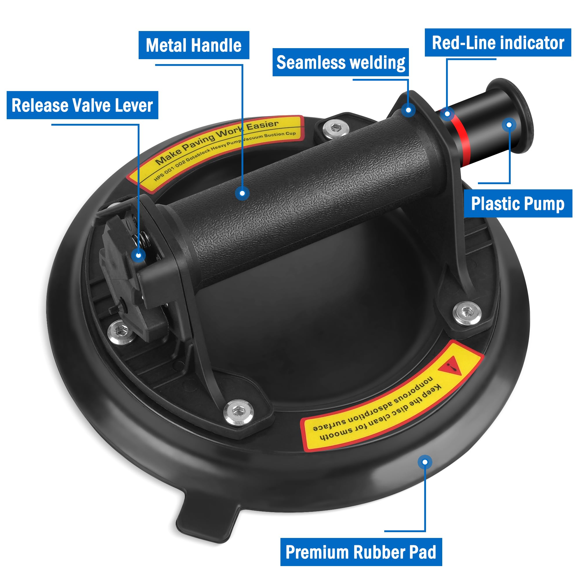 Glass suction cup, 8