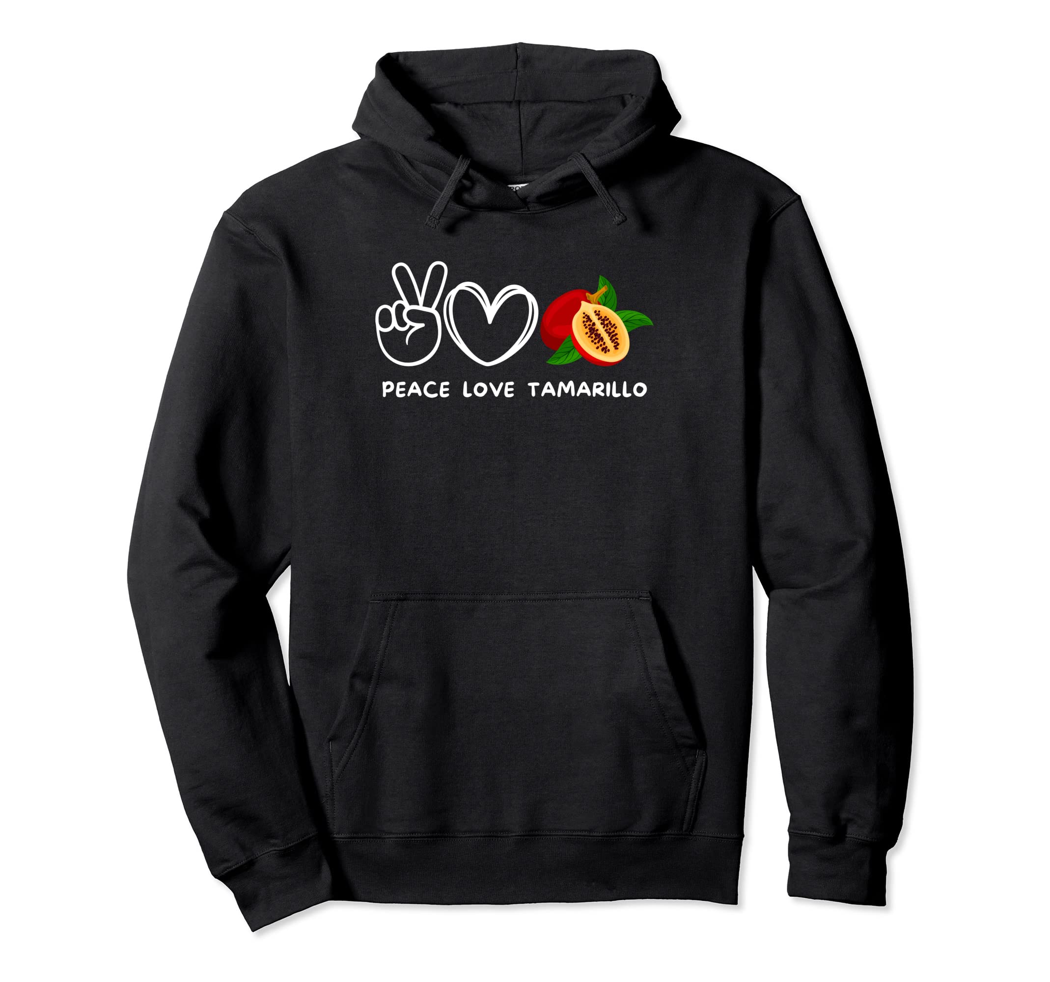 Peace, Love Tamarillo Retro Tamarillo Lover Food Lover Pullover Hoodie