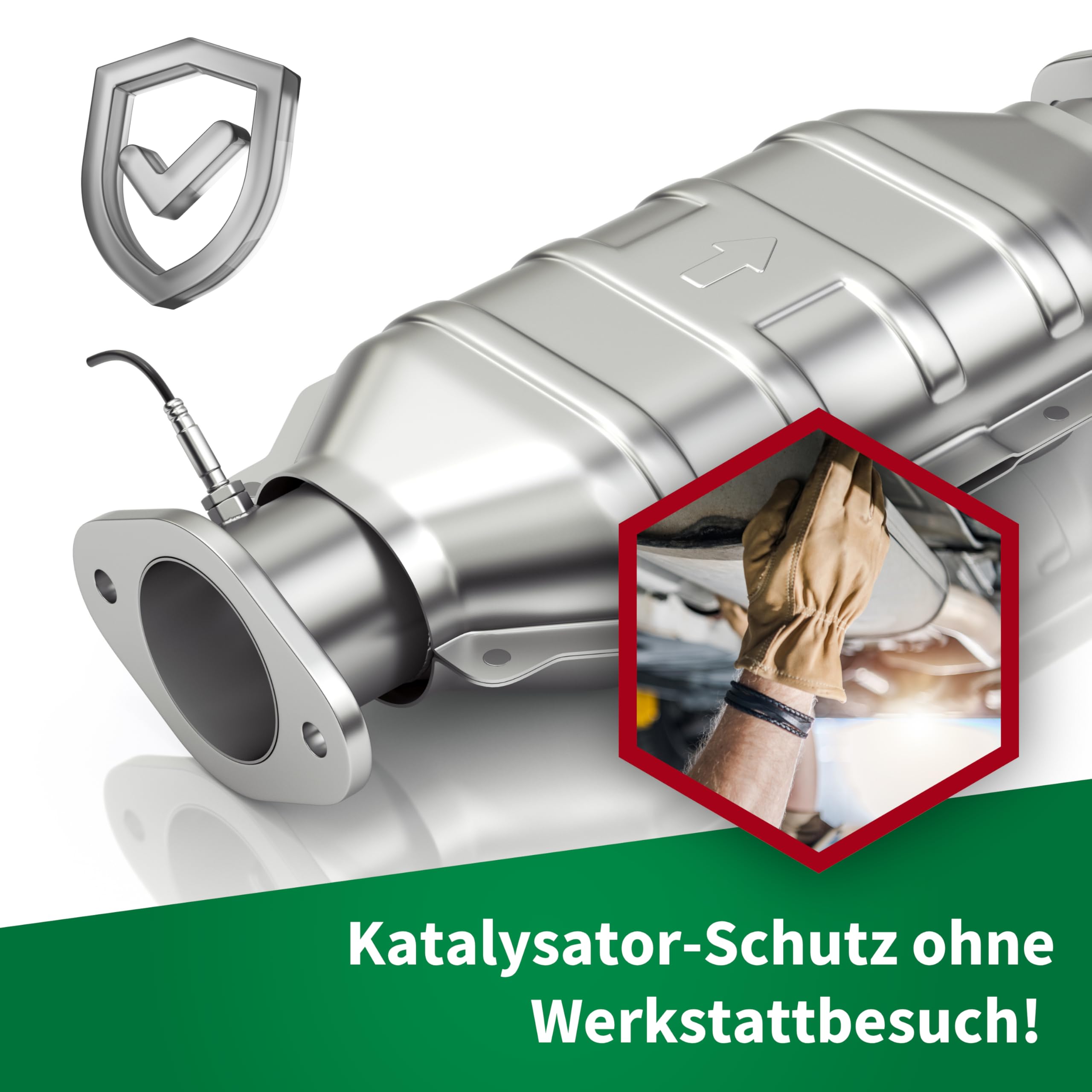 MATHY-KSB Katalysator-Schutz Benzin, 2 x 250ml, Benziner Kraftstoffadditiv | Hochwirksames Additiv reduziert Ablagerungen & Schadstoffe, Benzinadditiv schützt Kat & Lambdasonde, Für saubere Verbrennung