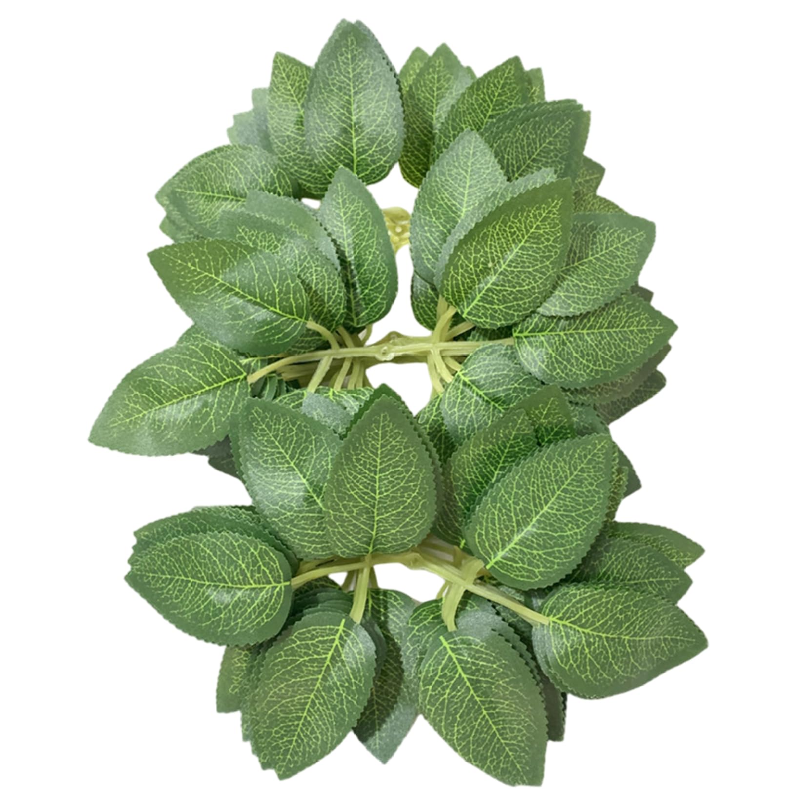 Ginwrek Artificial Leaves 100PCS Rose Leaves, Realistic Faux Greenery with Detailed Veins Artificial for DIY Crafts, Floral Arrangements, And Home Decor