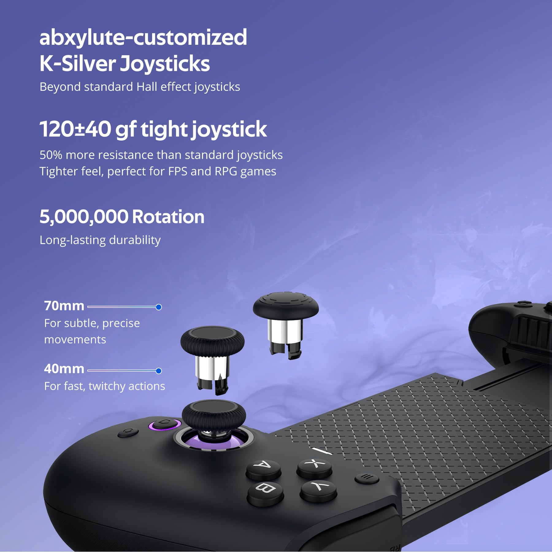 Amazon.com: abxylute S9 Full-Size Bluetooth Type-C Mobile Gaming