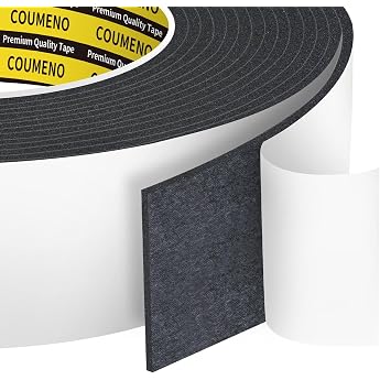 Black Foam Tape 50mm x 5m 3mm Thick