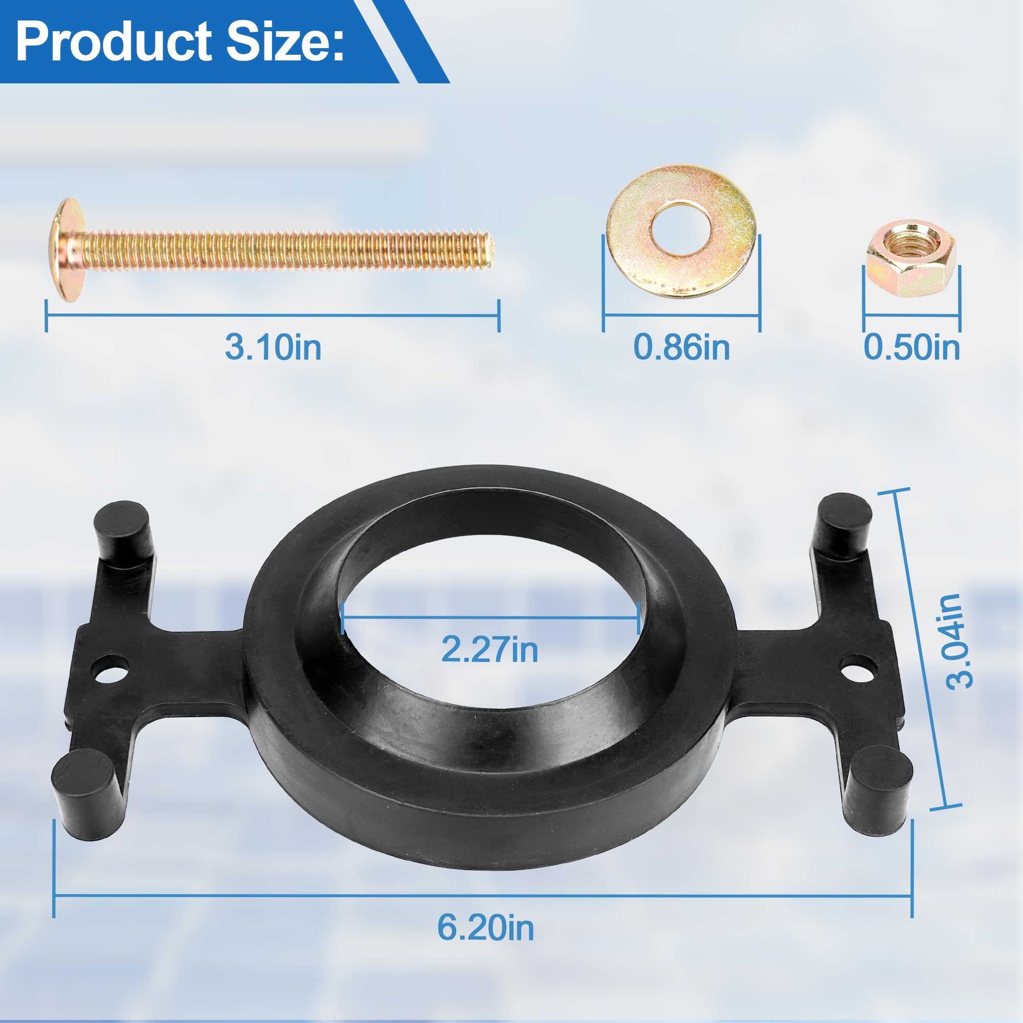 Amazon.com: 04-3817 Toilet Tank to Bowl Bolt Set Compatible with
