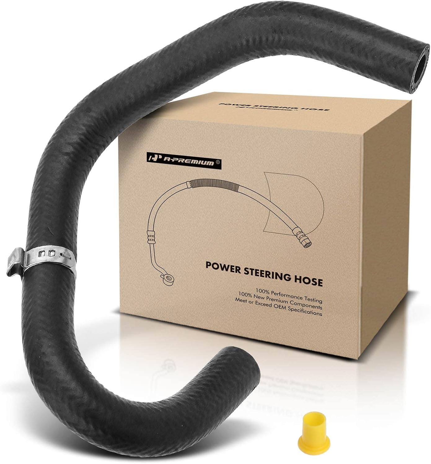 A-Premium Power Steering Return Line Hose Assembly Compatible with Jeep Grand Cherokee 1999-2004 L6 4.0L Gear To Pump