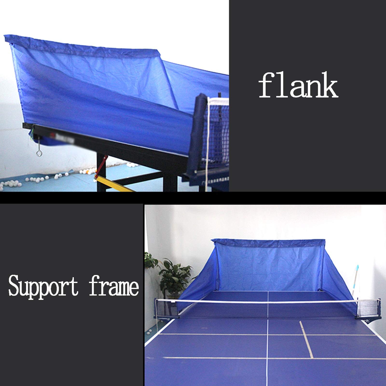 Rete da Collezione per Palline da Ping Pong, Stoccaggio Portatile, Reti per la Raccolta di Macchine per Palline, Collettori per Palline da Ping Pong, Reti per Il Riciclaggio, Allenamento Singolo (Co
