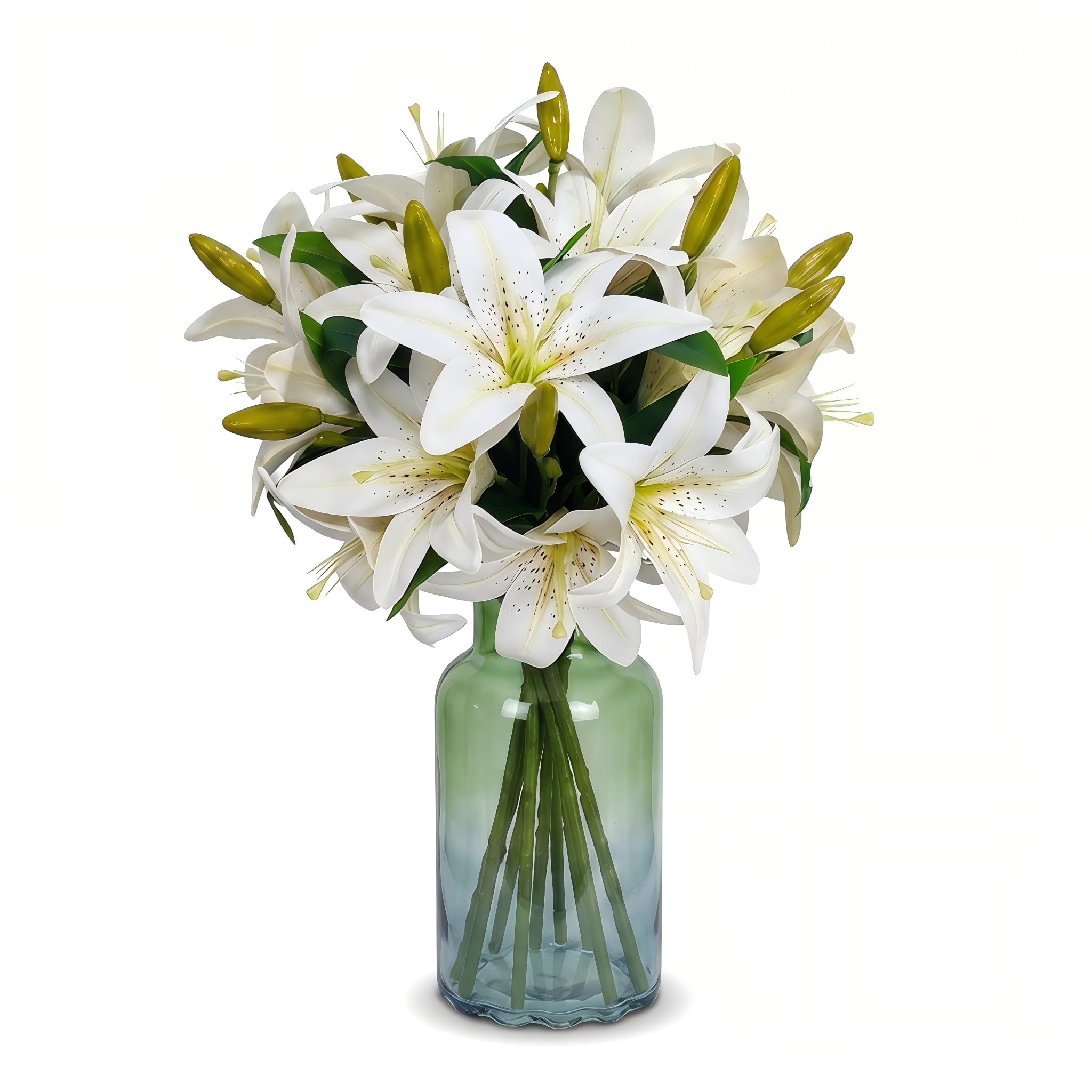 ATFL Artificial Lilies Flowers 9 Pcs
