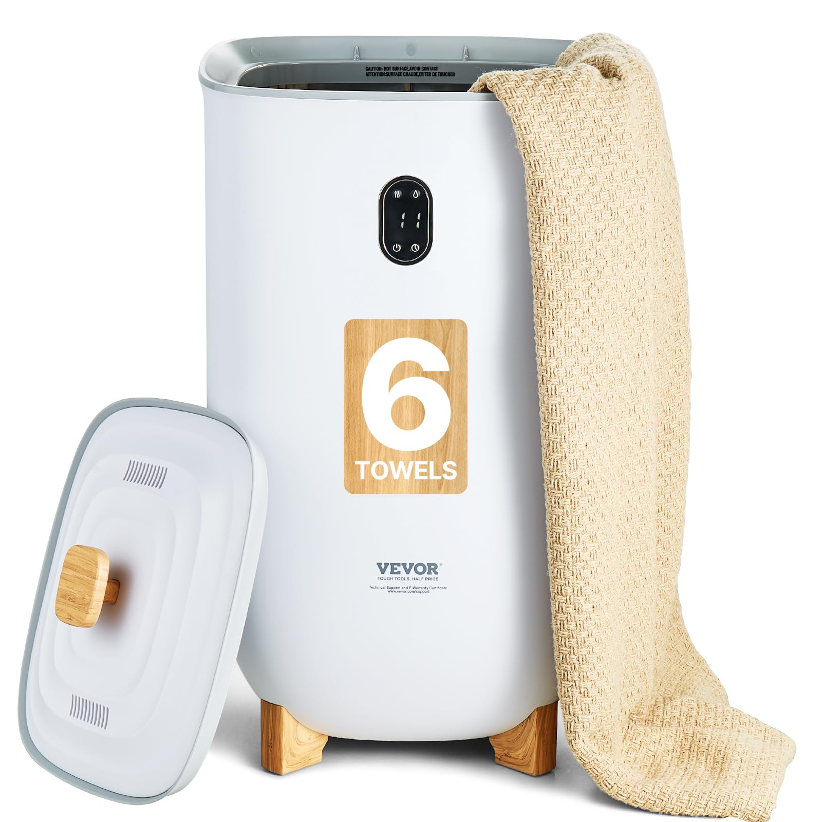 VEVOR Towel Warmers for Bathroom 35 L Towel Warmer Bucket Towel Dryer with Auto Shut Off for Spa