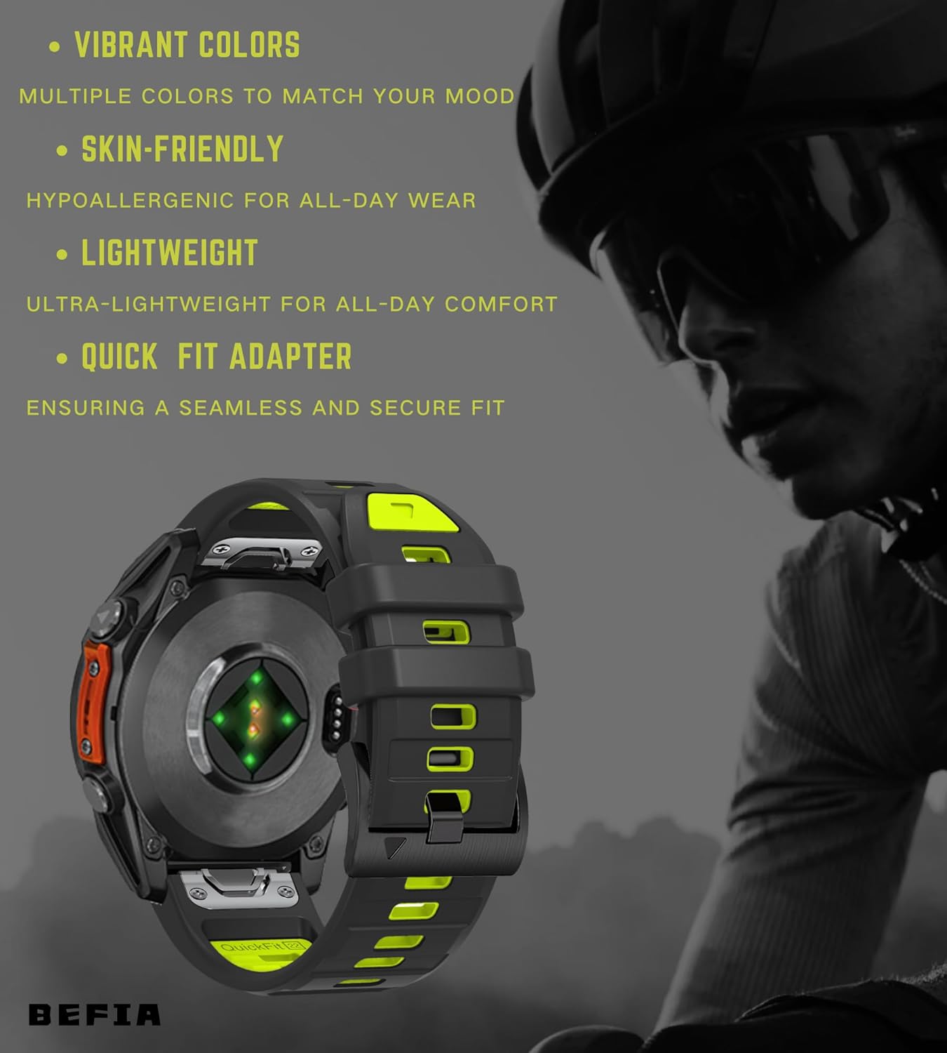 22mm Watch Band for Garmin fenix 8 47mm 5 6 fenix 7 sapphire solar band Quick Fit 22 Watch Bands for Garmin Watch Forerunner 965 955 epix gen 2 47mm Strap Comfort for Men Women - Image 4