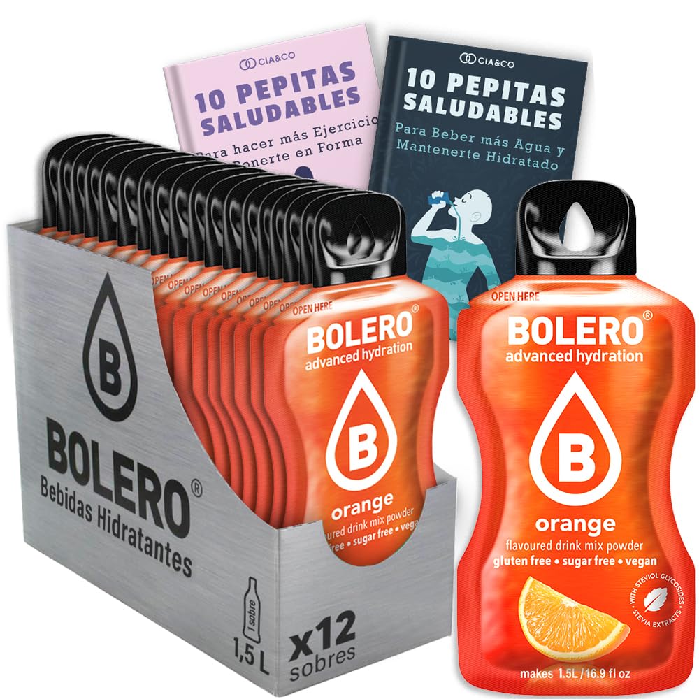24 x Bebida Bolero COLA Hidratante Sin Azucar (24x9 grs) + 30 Pepitas Saludables para una vida más sana by Cia&Co — view 130