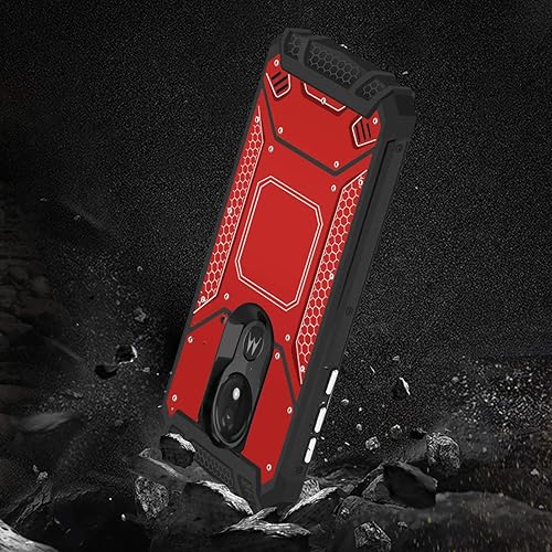 Miniatura 2 de Golden Sheeps Carcasa híbrida de metal de aluminio compatible con Motorola Moto G7 Power, Moto G7 Optimo Maxx, Moto G7 Supra con placa de metal