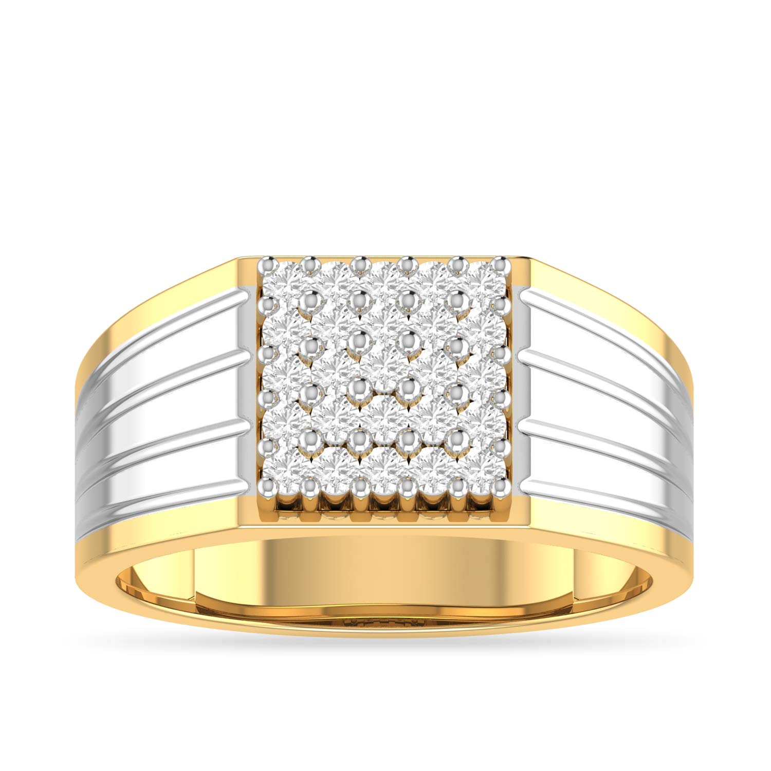 PC JewellerThe Meyer 18KT Yellow Gold and Diamond Ring for Men