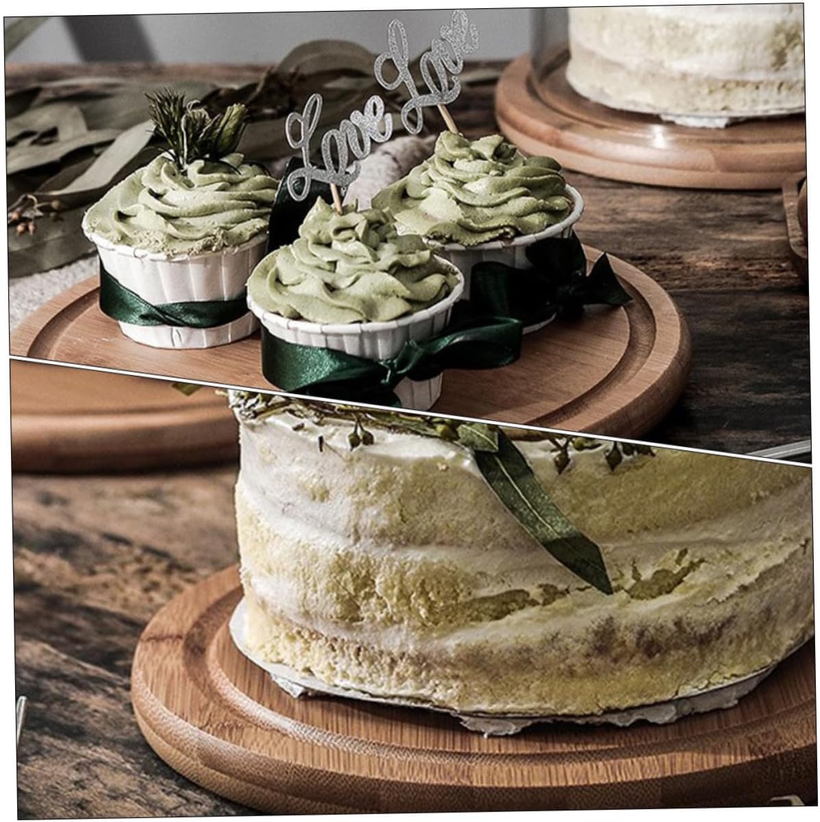 VALICLUD Glass Cake Dome with Tray Large Food Cover Household Cake Display Fresh-keeping Cover for Bakery Pastry Serving and Dust Protection