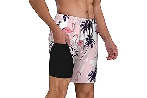 Men's Swim Trunks with Boat Diving Board