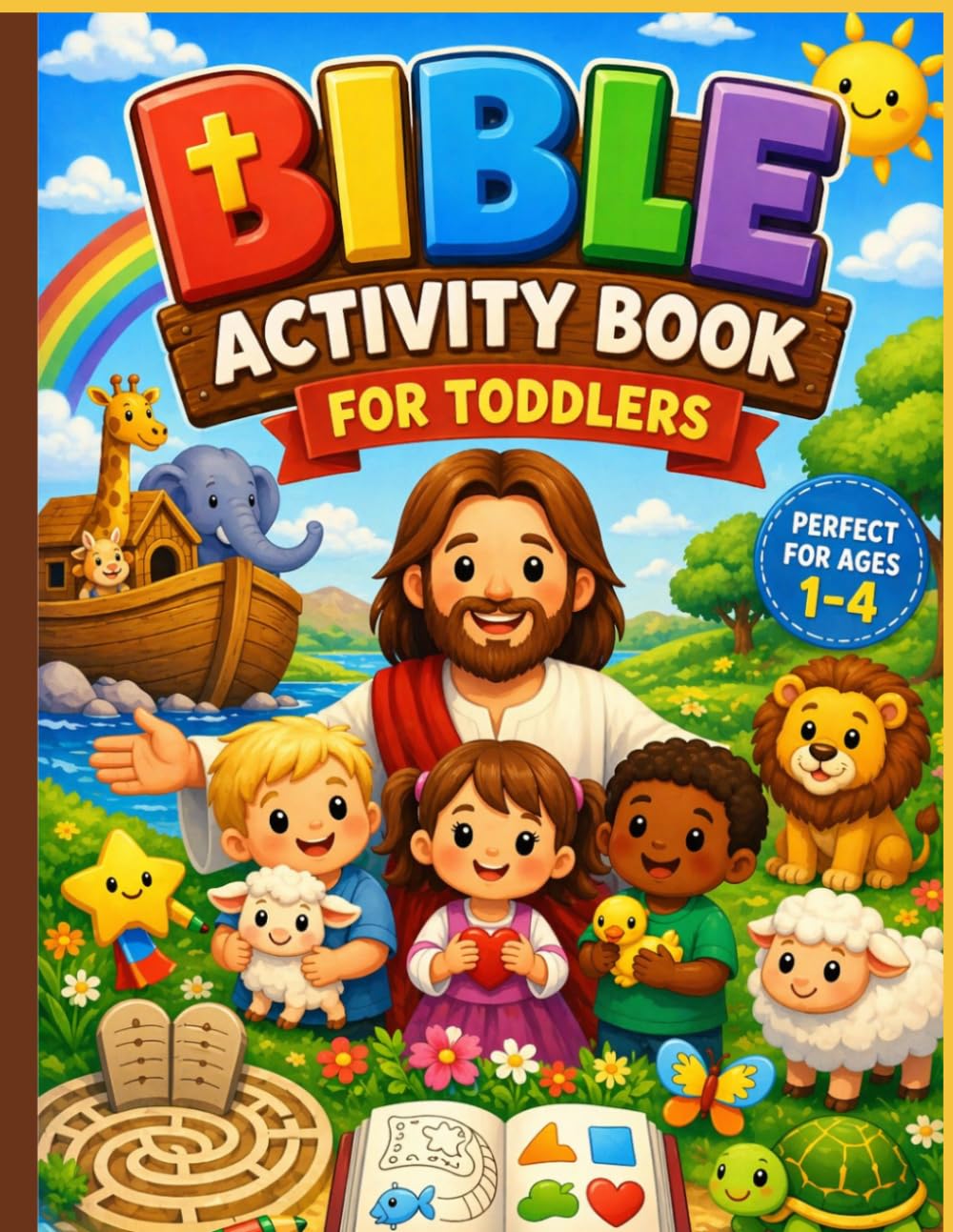 Bible Activity Book For Toddlers
