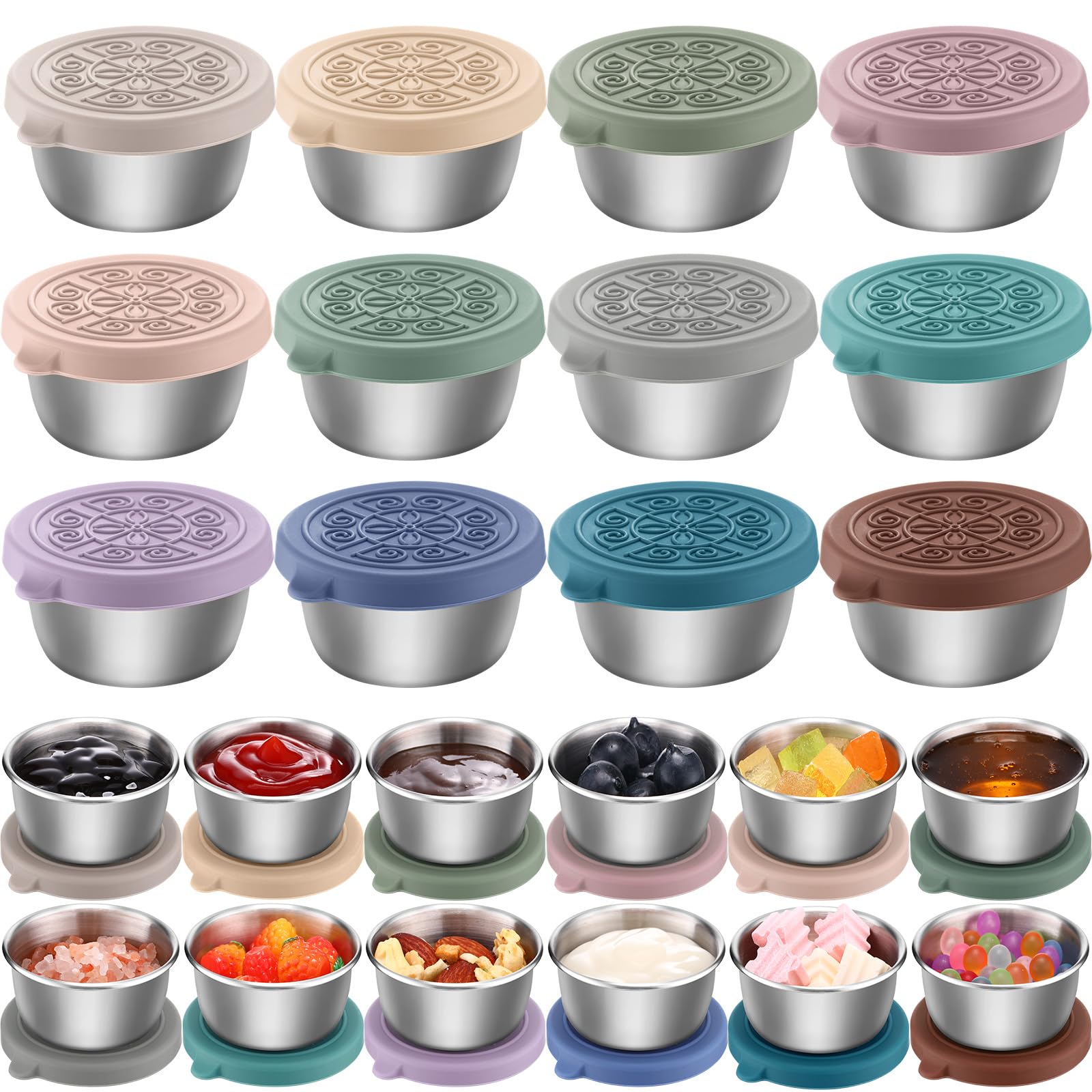 Container with Leakproof Silicone Lids