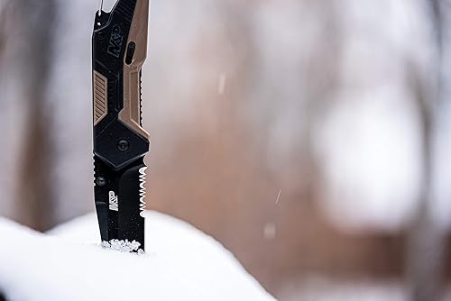 Miniatura 5 de Smith & Wesson M&P Repo - Cuchillo plegable asistido SS de alto carbono de 8 pulgadas con hoja Tanto de 3.2 pulgadas y mango de aluminio/sobremolde