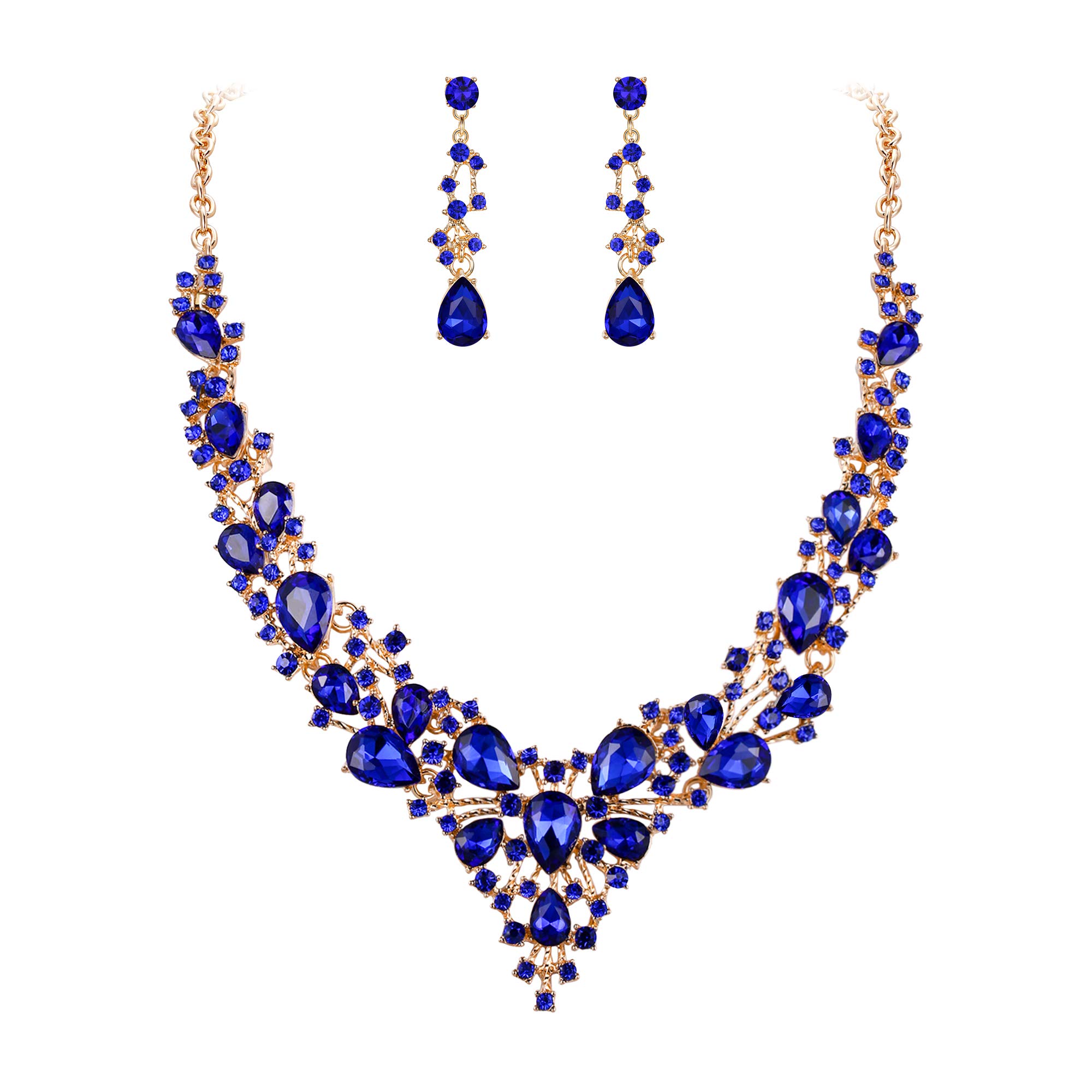 Femme Parure Vintage Bijoux Mariage Cérémonie Soirée