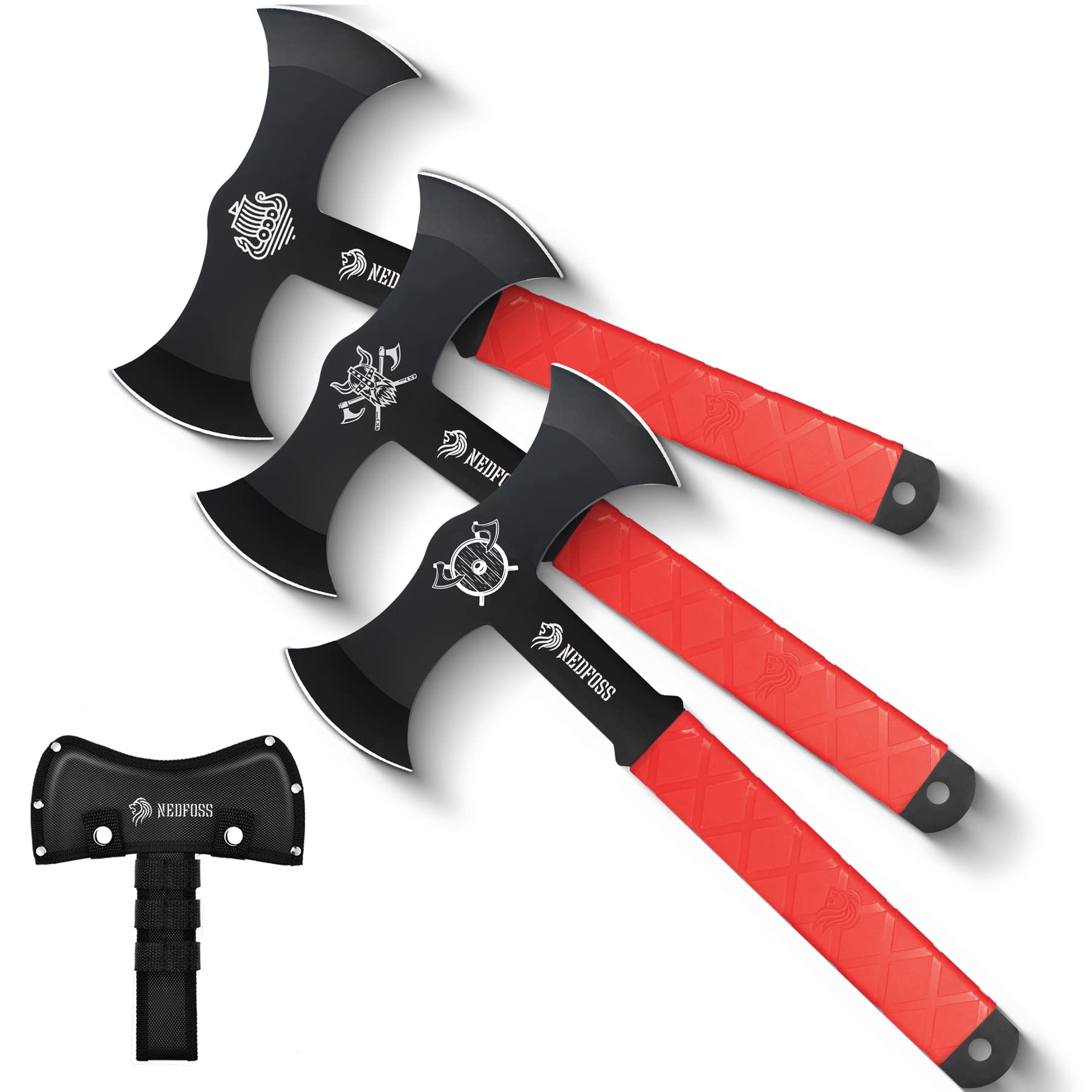 Buy NedFoss Throwing Axes and Tomahawks with Innovative TPR Rubber