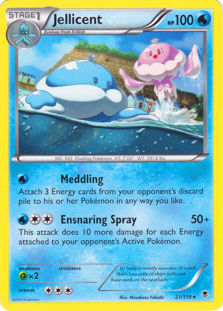Pokémon Single Card - JELLICENT XY PHANTOM FORCES #21/119
