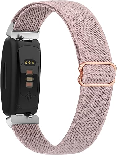 Miniatura 2 de Paquete de 2 bandas elásticas de nailon Solo Loop Ace 2 compatibles con Fitbit Ace 2 bandas para niños y niñas, suaves, agradables al tacto,