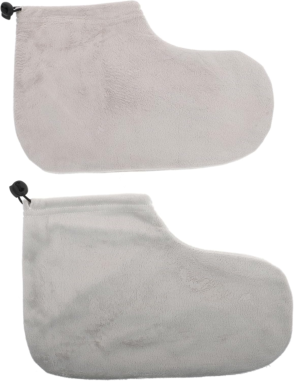 1 Pair Wax Therapy Foot Covers for Pedicure Cotton Plush Material to Absorption and Keep Feet Warm for Beauty