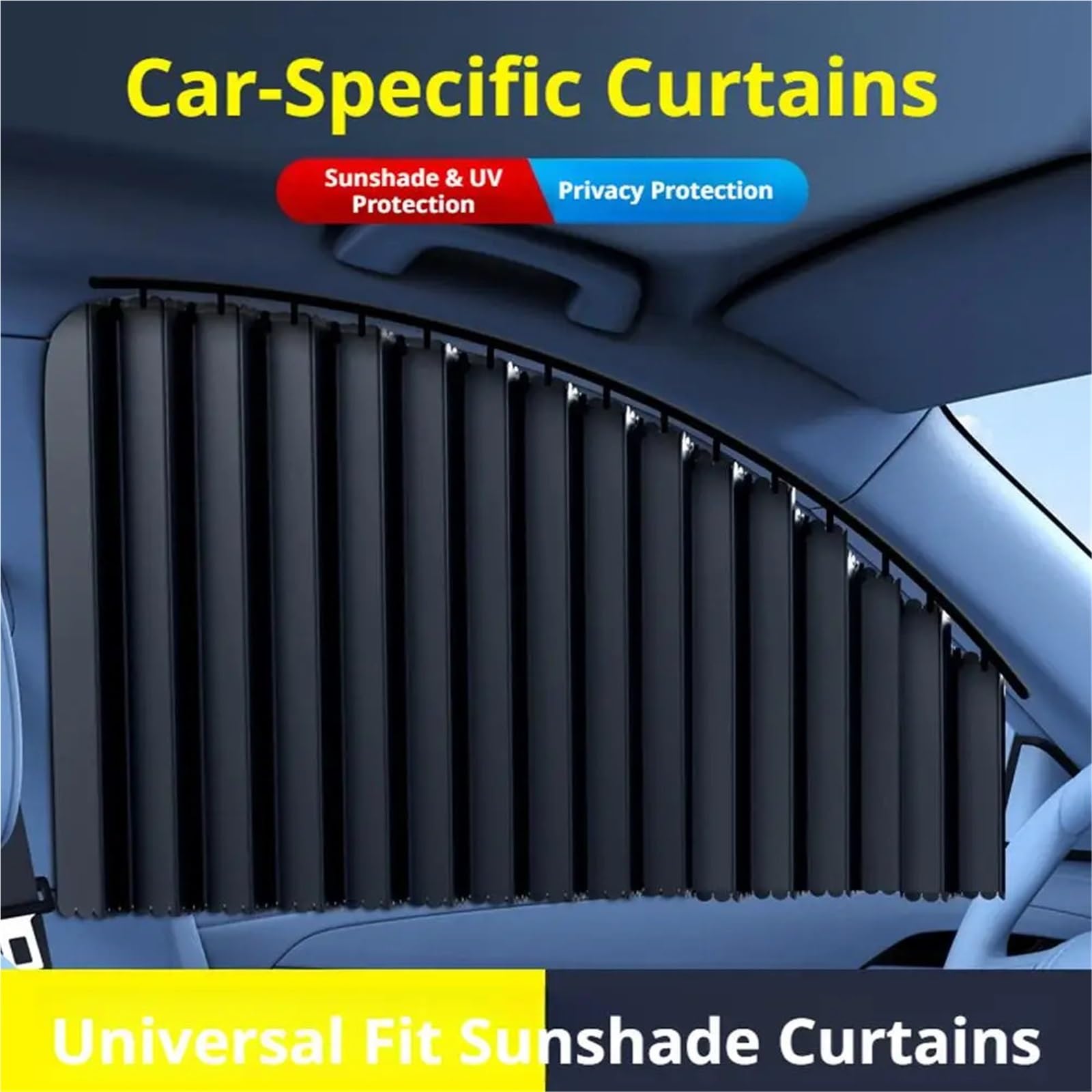 Coche Sun Shade Parasol Universal para Coche Cortinas Reflectantes de protección Ultravioleta