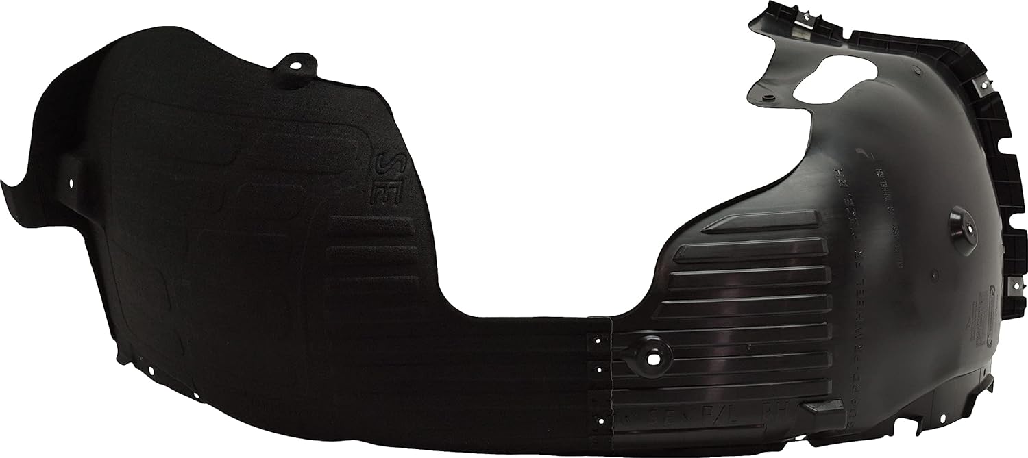 Garage-Pro Fender Liner For 2018-2019 Hyundai Sonata Front Passenger Side Inner Exc Hybrid w/o Etched Front Scuff Plate w/Chrome
