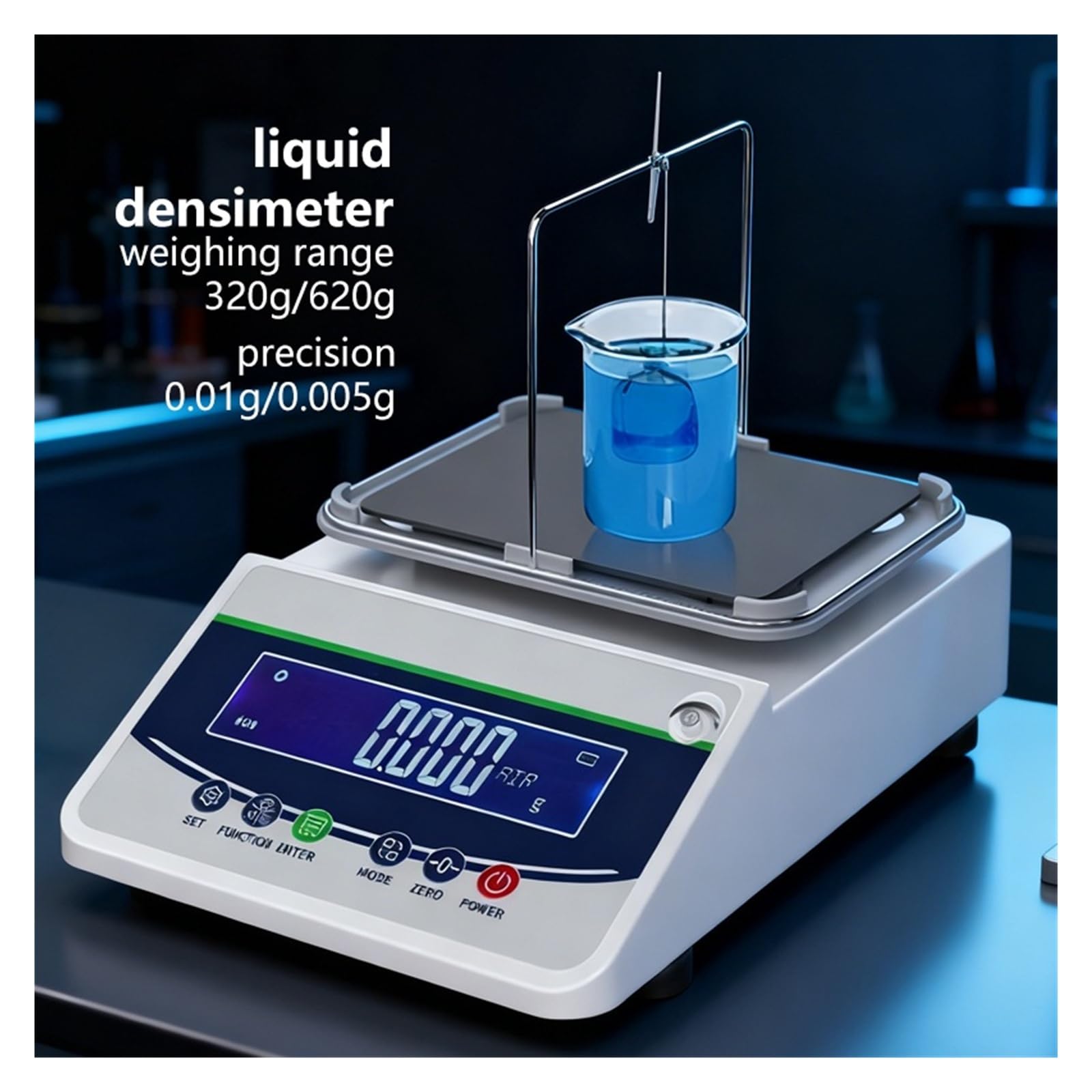 Densímetro plástico digital Balanza analítica Densímetro sólido-líquido | Calibración semiautomática del probador de metales preciosos de oro(600C-YT)