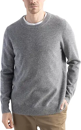 Chanyarn Men's 100% Merino Wool Sweater 2025 Fall Winter First-Line Ready to Wear Crew Neck Long Sleeve Seamless Knit Sweater