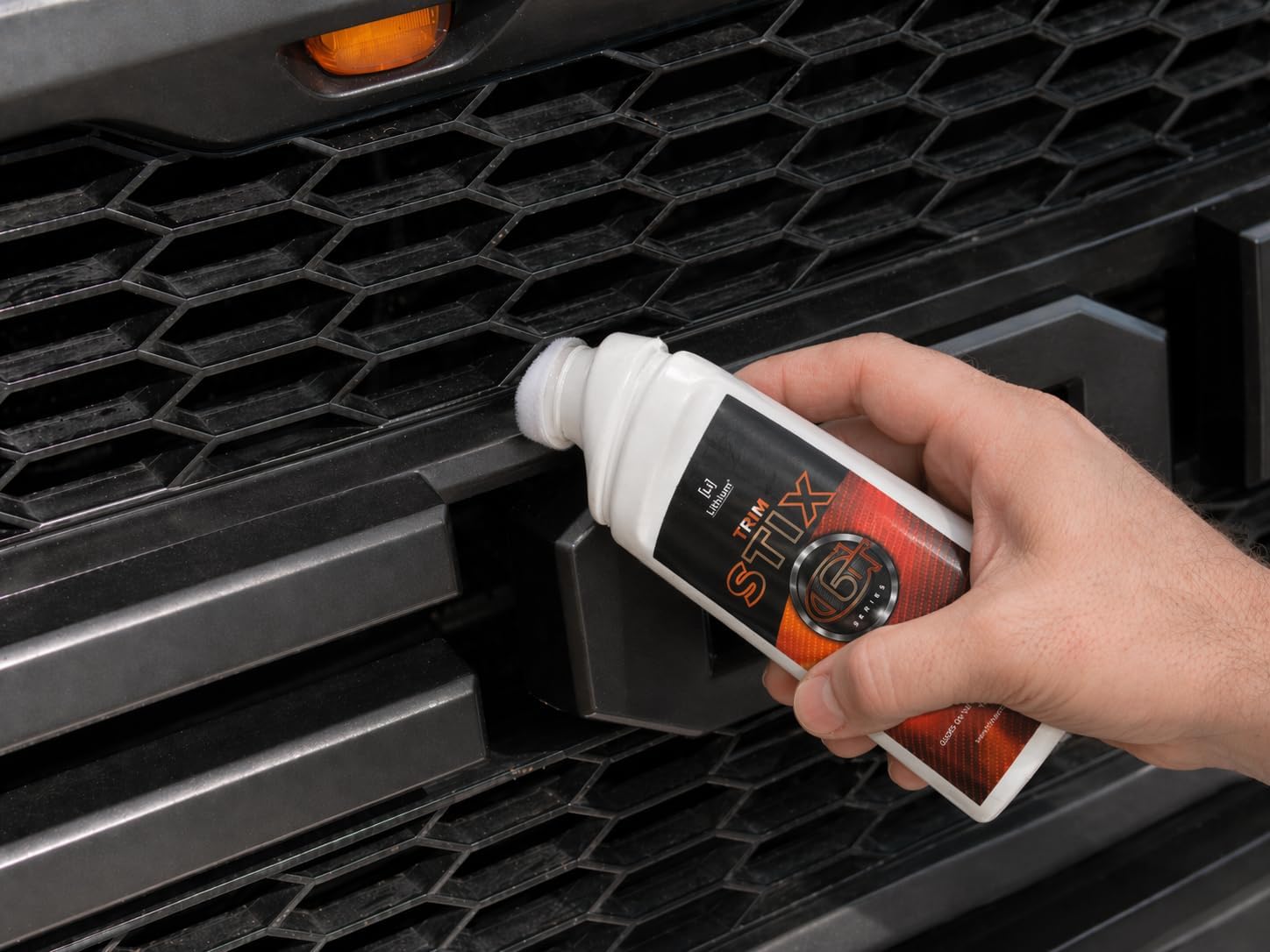Lithium Trim Stix Ceramic Graphene Trim Restorer, Revives Faded Black Plastic Exterior Trim, Restores & Protects Bumpers, Mirror Covers, Cowl Panels & Door Trim, Up to 250 Washes, 90 ML