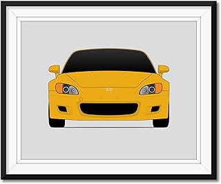Honda S2000 AP1 (S2K) (1999-2003) Inspired Poster Print Wall Art Decor Handmade (Unframed)