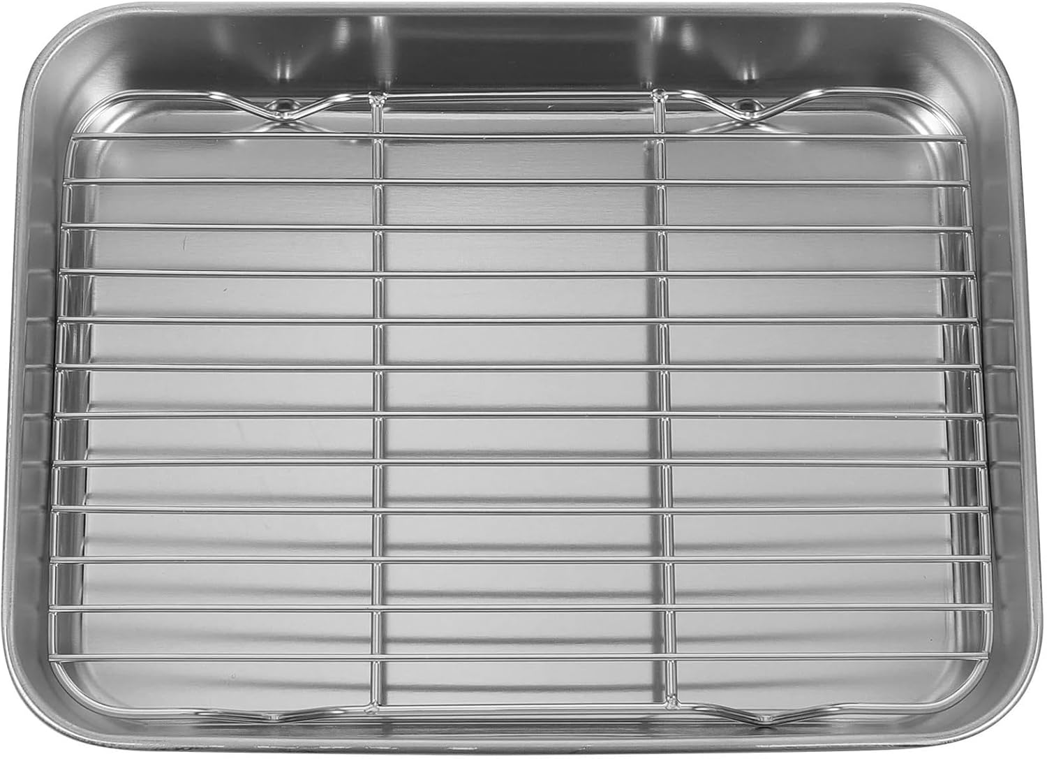 Stainless Steel Baking Tray with Rack Oven Bakeware for Cake Baking Dishes Kitchen Accessories