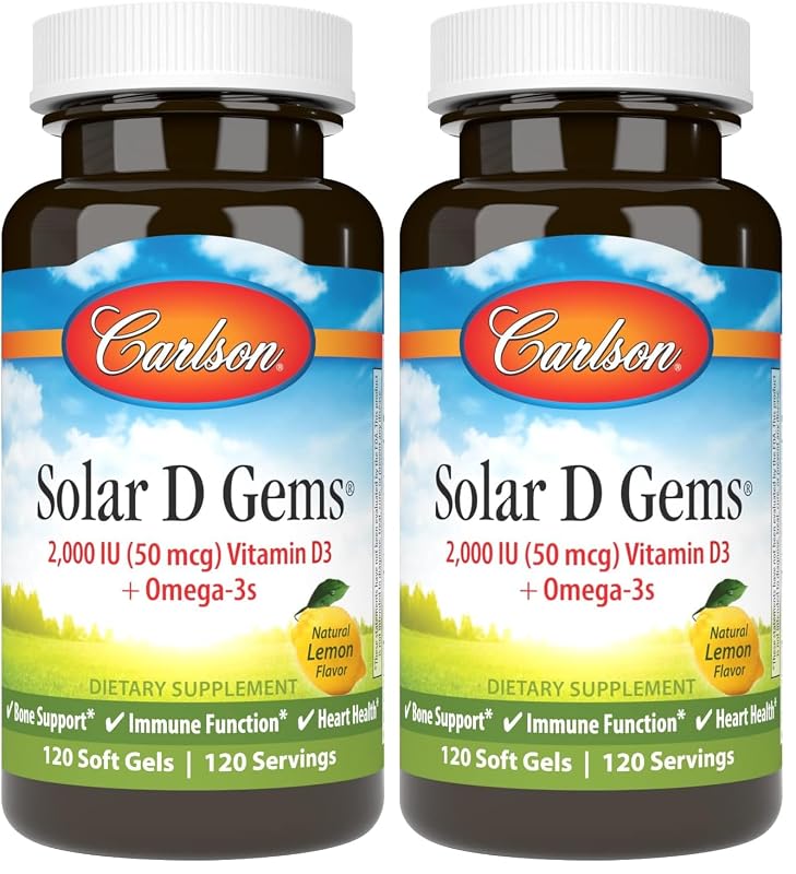 Carlson Vitamina D3 2000 IU 240 cápsulas softgel