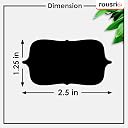 ROUSRIE Pack of 84 Reusable Waterproof Black Same Shape Mason Jars Labels Kitchen Pantry,Spice Jars Glass Bottles – Best Stickers & Organizing Label with White Pencil gallery image