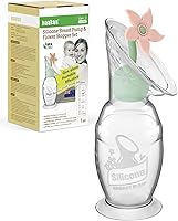 Vista 1 de haakaa Extractor de leche manual con juego de tapones de flores, bomba de mano de silicona Gen.2 con base de succión, libre de BPA