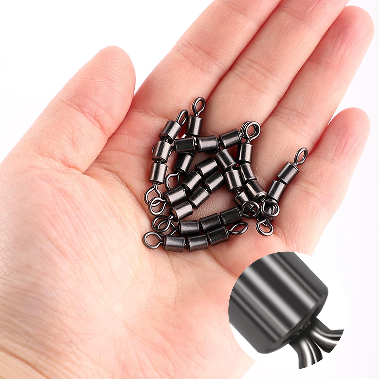 20 TRIPLEX 3 WAY SWIVELS SEA FISHING TACKLE FOR SNOOD HOOK BAIT - View #11