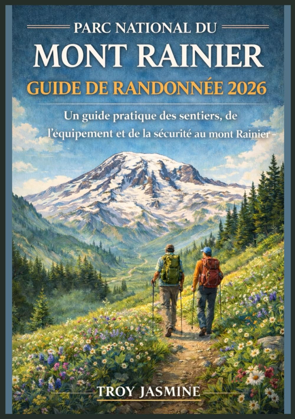 PARC NATIONAL DU MONT RAINIER GUIDE DE RANDONNÉE 2026: Du randonneur débutant à l'alpiniste chevronné : un guide pratique des sentiers, de ... de randonnée du parc national Troy Jasmine)