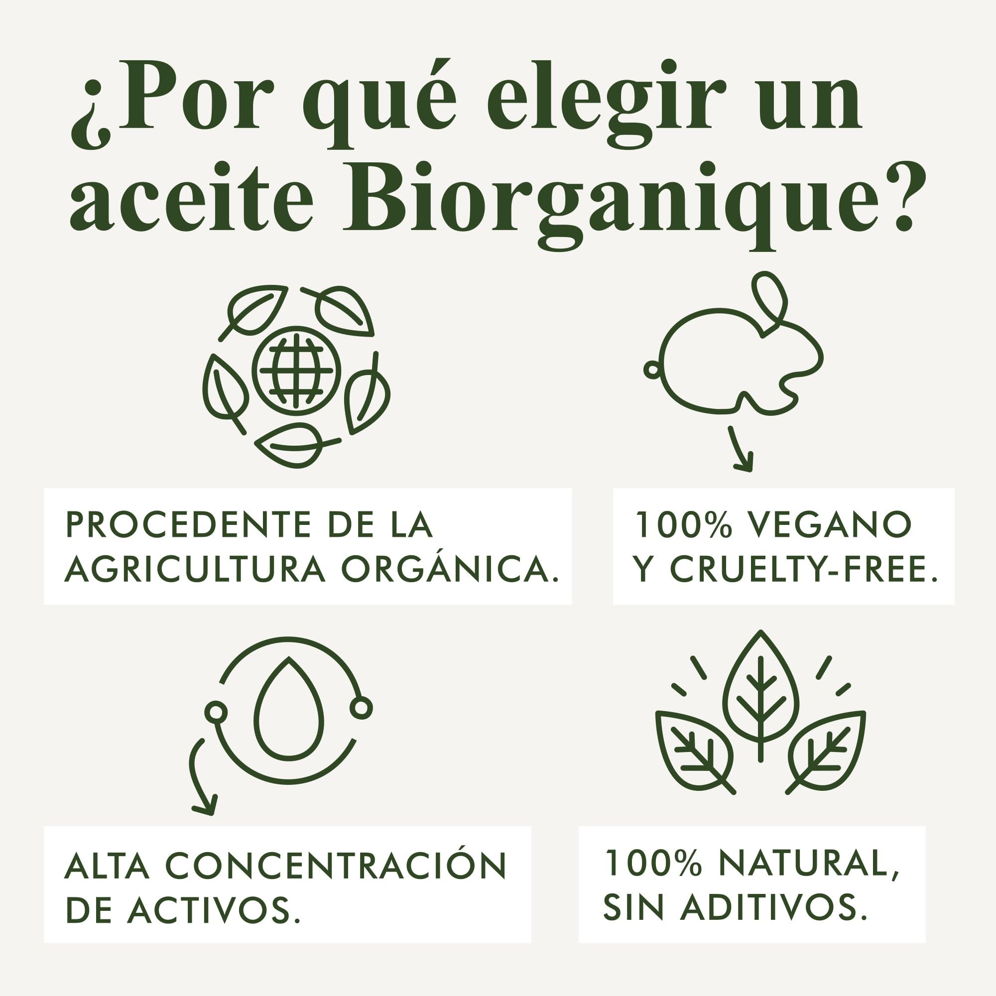 Aceite de Ricino BIO 100% Puro Prensado en Frío 100 ml Vegano Botella de Vidrio