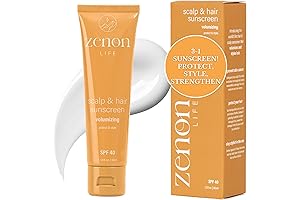 3-in-1 Sun Protection for Vulnerable Head Scalp and Hair