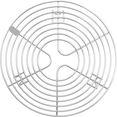Miniatura 9 de Estante redondo de vapor y estante de enfriamiento, salvamanteles de olla de acero inoxidable, estante de cocina, soporte de rejilla de vapor de