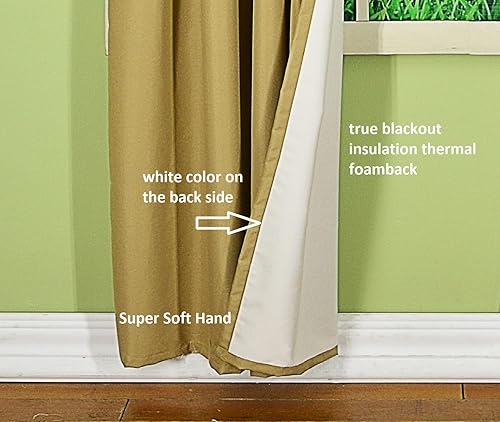 Miniatura 6 de Today's Curtain Horizon 3LayerLock True Blackout - Par de paneles térmicos de 80 pulgadas de ancho con alzapaños, juego de 4 piezas, 54 pulgadas de