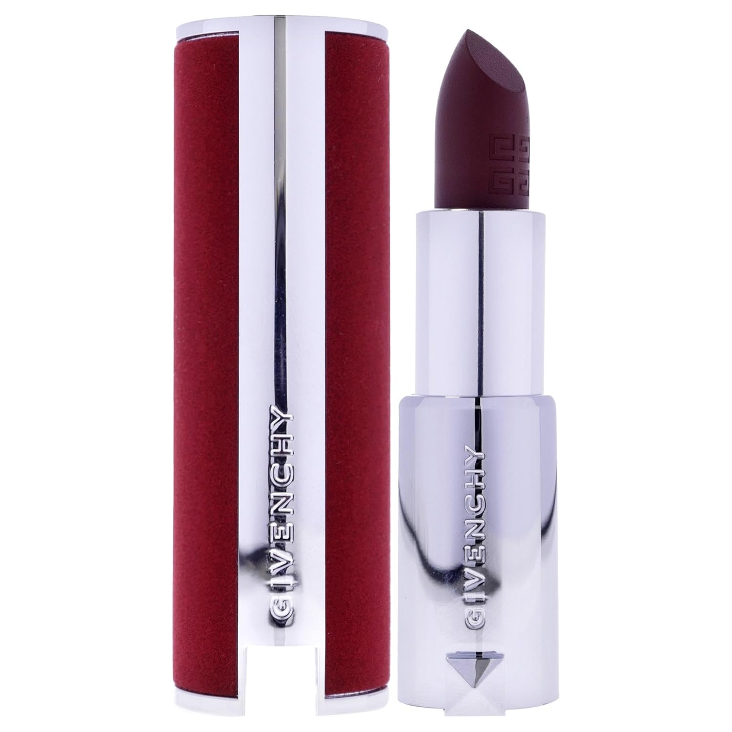Givenchy Le Rouge Deep Velvet Matte Lipstick - N38 Grenat Fume for Women - 0.11 oz Lipstick - Image 2