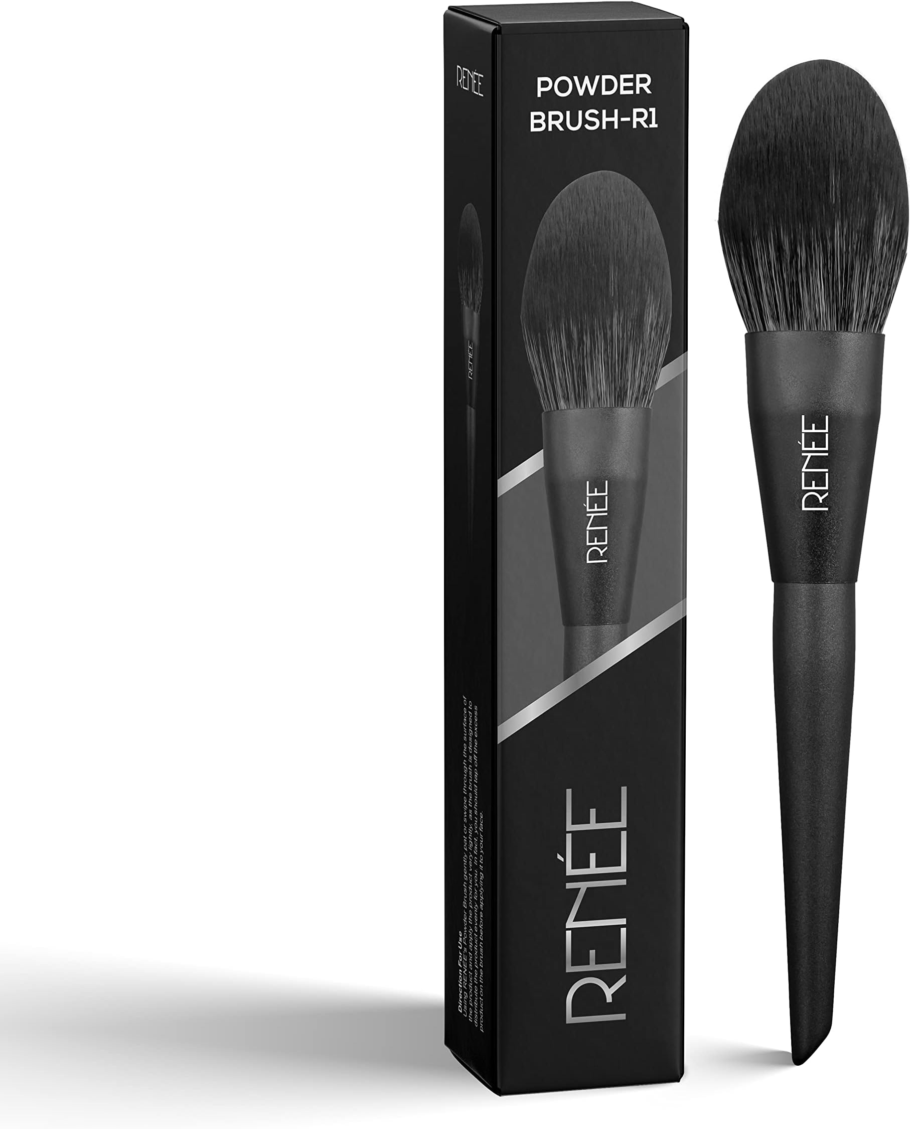 Makeup Powder Brush R1 l Soft, Dense Bristles for Flawless Look | Quick Use, Even Coverage & Smooth Finish | Easy Application, Travel-Friendly | Ideal for All Skin Types