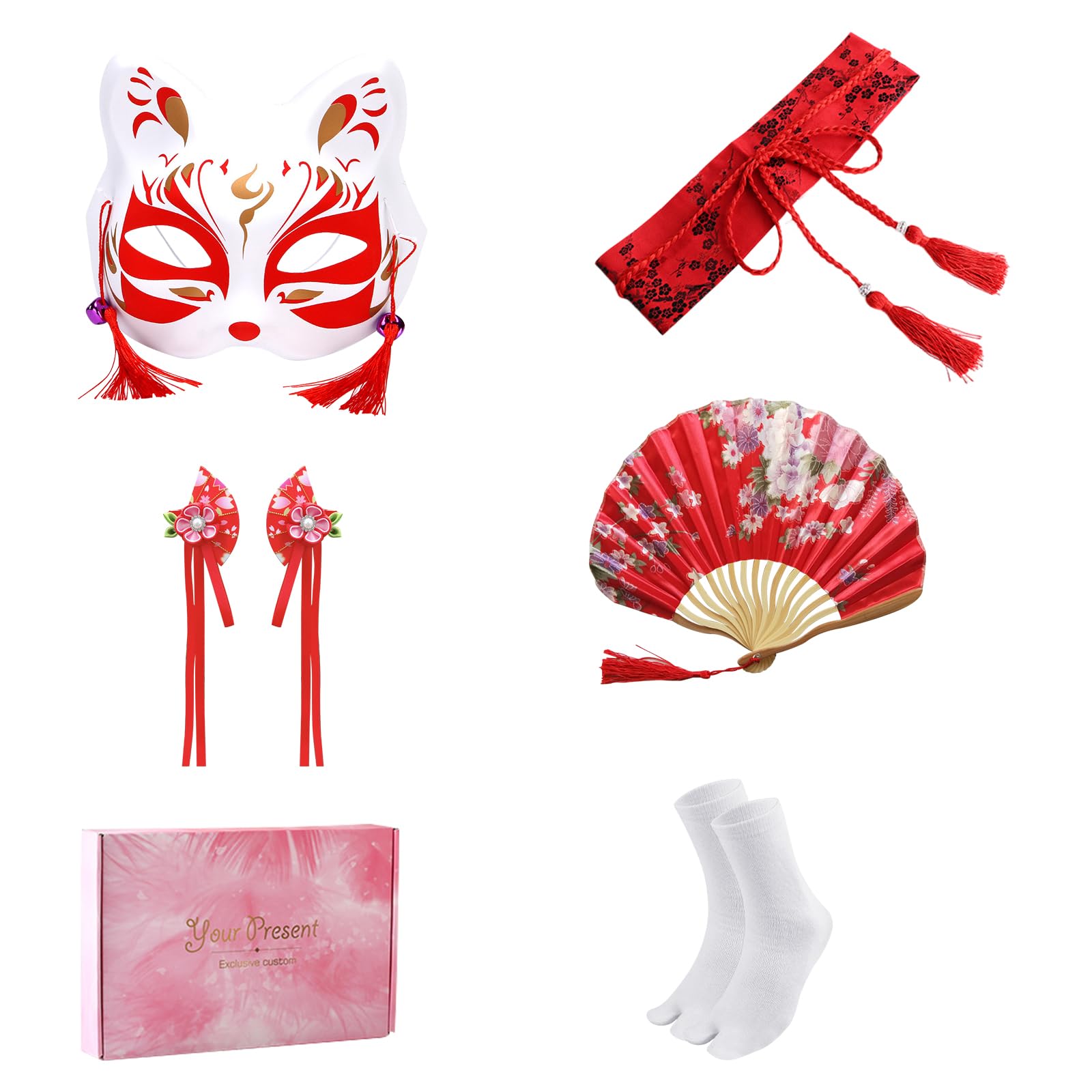 Kimono dla dzieci, japoński tradycyjny szlafrok, Yukata, dziewczęcy kostium cosplay, zestaw z akcesoriami, sukienka na festiwale kulturalne dla dzieci
